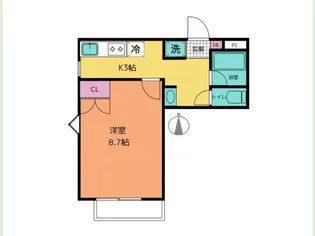 パステルコート【3階】の間取り