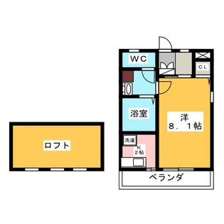 ニューエレガント東山【3階】の間取り