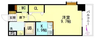 グローリ【9階】の間取り