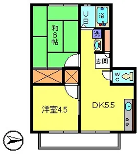 パナハイツ東葛西【1階】の間取り