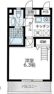 コーポハナ【2階】の間取り