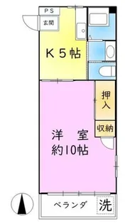 クレア西新井【2階】の間取り