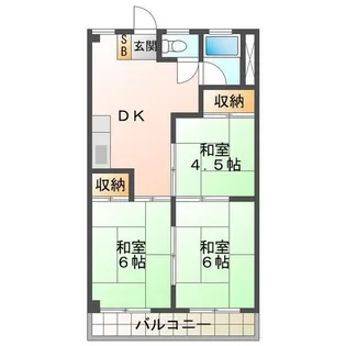 サングリーン鈴鹿【3階】の間取り