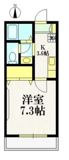 メイプルリーフ【1階】の間取り