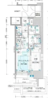 プレサンス レイズ 千種今池【7階】の間取り