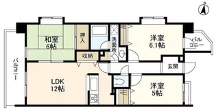 セレーノ武蔵中原【3階】の間取り