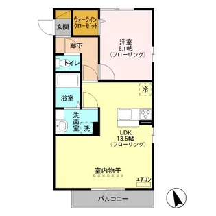 リヴェール【3階】の間取り