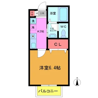 オリーブフラワー【2階】の間取り