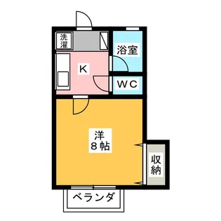 カーサひじり5【2階】の間取り