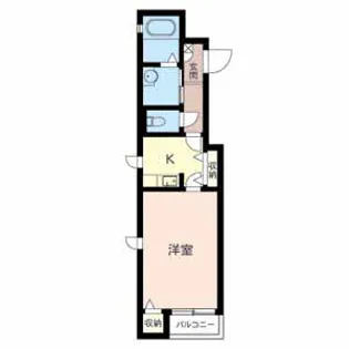 フルール加古川【2階】の間取り