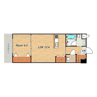 Piketree西京極(パイクツリー)【4階】の間取り