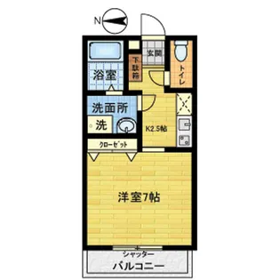 ハイツ ソフィ【2階】の間取り
