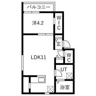 スクエア港北【2階】の間取り