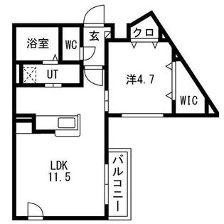 アレグリア千歳【3階】の間取り