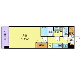 メゾン・ド・ヴィレ千葉中央【13階】の間取り