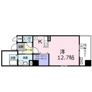 アヴニール山手【4階】の間取り
