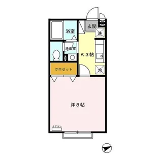 クレールIII【2階】の間取り