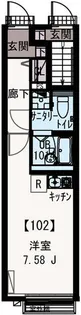 コーワヒルズ大泉【1階】の間取り