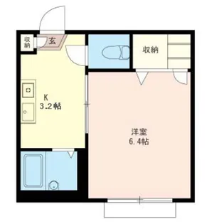 カーサ栄町【1階】の間取り