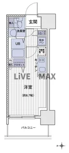 エスティメゾン大島【4階】の間取り