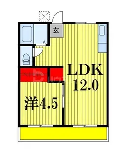サンハイツ【1階】の間取り