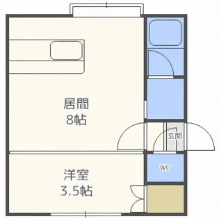 JPコート光星【3階】の間取り