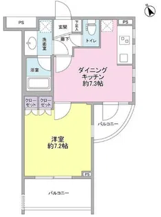 サンカント・アン豪徳寺【3階】の間取り