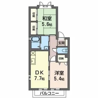 パークハイムみずほ【2階】の間取り
