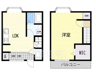 サニーハイツ吉川【2階】の間取り