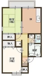 シャルム淡海【1階】の間取り