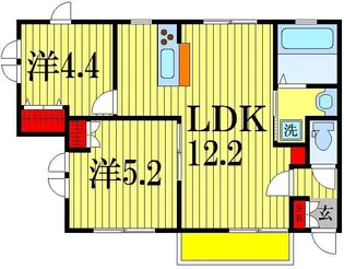 Maison de cornouiller【1階】の間取り