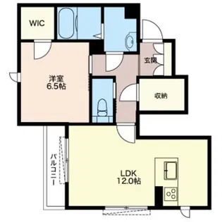 Pleasant Home南行徳【1階】の間取り