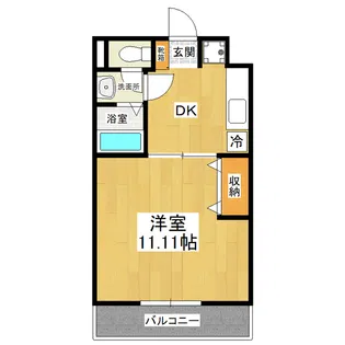 ビッグフォレストつくば【3階】の間取り