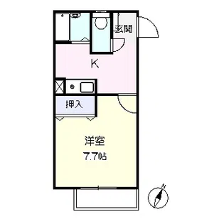 コンフォートワン【2階】の間取り