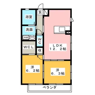 DN Hills【1階】の間取り
