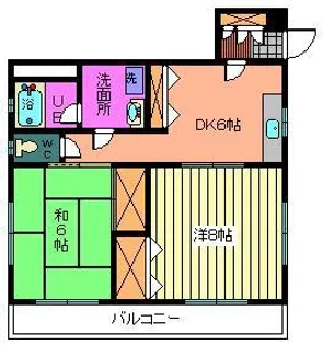 EYマンション2番館【3階】の間取り