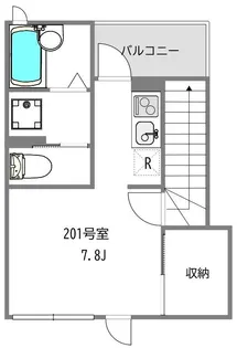コートアイリス【2階】の間取り