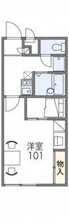 レオパレスモンテヴィオ【2階】の間取り