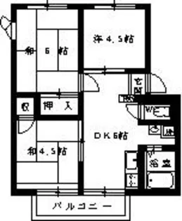 サンヴィレッジ綾瀬【2階】の間取り