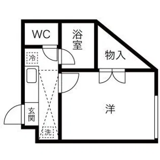 ソレイユ増田【2階】の間取り
