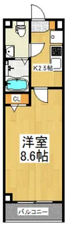 ヒルズ東町【7階】の間取り