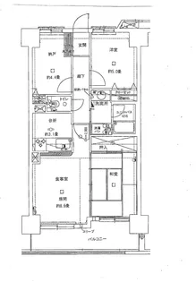 ライオンズマンション広瀬通【14階】の間取り