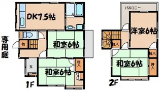 広島県広島市安芸区矢野西3【一戸建】の間取り