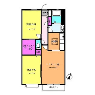 グランドソレーユ【2階】の間取り