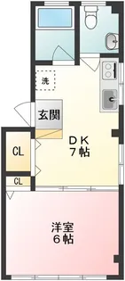 サンハイツ大井【4階】の間取り