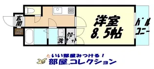 リファレンス門司駅前【5階】の間取り