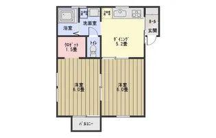 千葉県館山市館山【アパート】の間取り