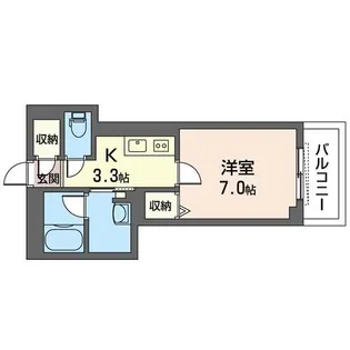 ラ・コリーヌ【3階】の間取り