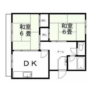 カトリエーム吉永【1階】の間取り