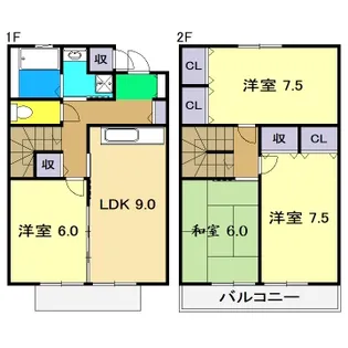 セゾン・メルヴェーユ秋の間取り